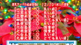 12月10日(水)の運勢|裕福より幸福【今日の運勢】